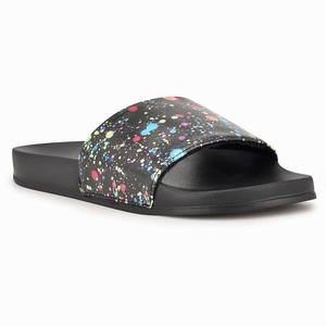 Nine West Sandbar Flat Slippers Zwart Nederland | ZRL-539826